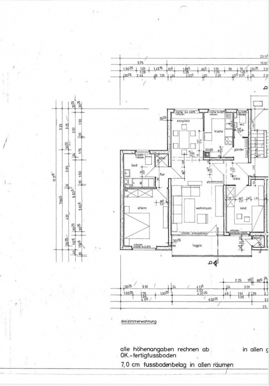 Grundriss Erdgeschosswohnung Steinbach (Taunus)
